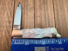 Moki Leaf MK-810EL Pearl with Abalone and Pearl Inlay VG-10 Seki Japan