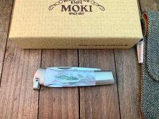 Moki Leaf MK-810EL Pearl with Abalone and Pearl Inlay VG-10 Seki Japan