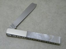 Elk Horn Surgical 1980 Taylor Cutlery Japan Pearl Razor Doctor's Knife - Whale & Ship