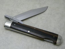 Schatt & Morgan Titusville Queen Steel Wood Swing Guard Lockback Knife 1993 ABCA 1 of 600