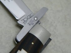 Schatt & Morgan Titusville Queen Steel Wood Swing Guard Lockback Knife 1993 ABCA 1 of 600
