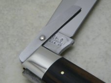 Schatt & Morgan Titusville Queen Steel Wood Swing Guard Lockback Knife 1993 ABCA 1 of 600