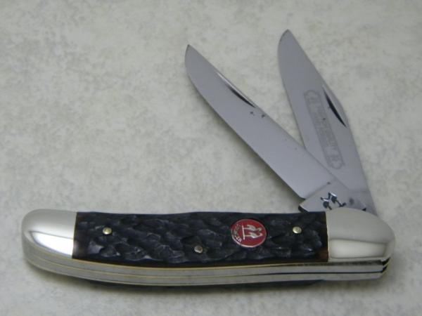 Kissing Crane Robt Klass Solingen Germany Bone Copperhead Knife Pre-1972