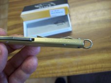 Otter Mercator Solingen Germany Handmade Solid Brass W/Clip UNUSED NIB