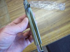 Renzo Beltrame 11" Stiletto Automatic Swivel Bolster Bayonet W/Honey Horn Handles Beauty!