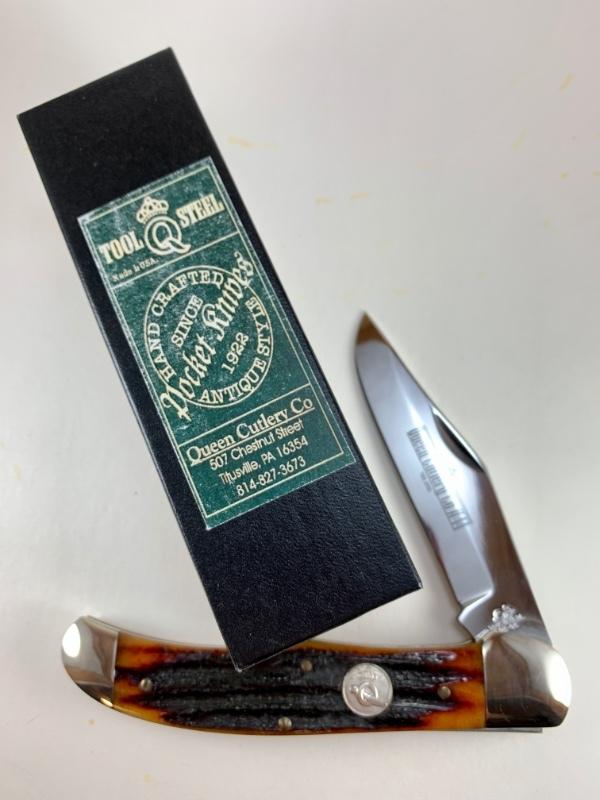 Queen Cutlery #44 ACSB LARGE Folding Hunter(#382)