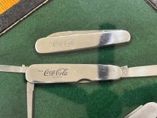 J. A. Schmidt Pre-1960 Coca Cola Advertising Knife Set Germany