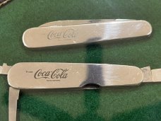 J. A. Schmidt Pre-1960 Coca Cola Advertising Knife Set Germany