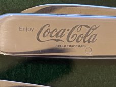 J. A. Schmidt Pre-1960 Coca Cola Advertising Knife Set Germany