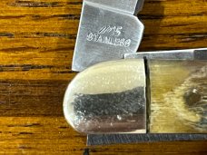 Kisssing Krane Robert Klaas No. 15 2-Blade Toothpick Folding Knife w/Bone Scales Germany