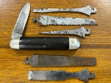 Napanoch Knife Co. 1905-1907 Antique 5 Piece Tool Kit 