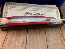 Schrade+ Heritage Series Split Backspring Whittler Smooth Red Bone 1983