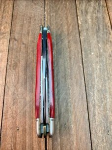 Schrade+ Heritage Series Split Backspring Whittler Smooth Red Bone 1983