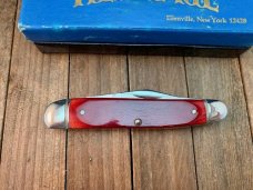 Schrade+ Heritage Series Split Backspring Whittler Smooth Red Bone 1983