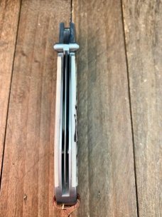 A.G. Russell Agents Knife Shaved Stag ATS-34 Blade