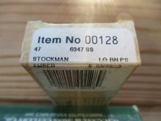 Case XX Amber Jigged Bone Stockman 6347 