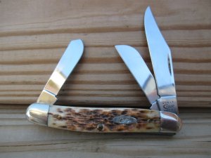 Case XX Amber Jigged Bone Stockman 6347 