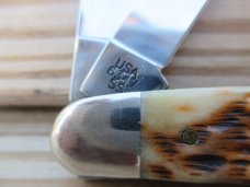 Case XX Amber Jigged Bone Stockman 6347 