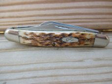 Case XX Amber Jigged Bone Stockman 6347 