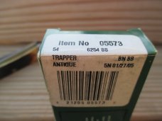 Case XX Antique Barnboard Jigged 6254 Trapper  SS 