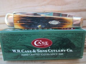 Case XX Antique Barnboard Jigged 6254 Trapper  SS 