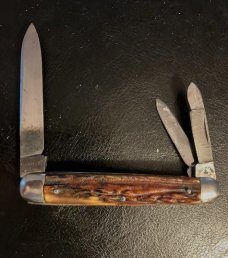 SHAPLEIGH DIAMOND EDGE =SCHRADE PEACH SEED BONE