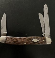 SHAPLEIGH DIAMOND EDGE =SCHRADE PEACH SEED BONE