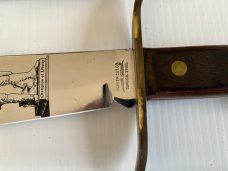 Parker Cut. Co. "Washington Champion of Liberty" Bowie Knife w/Sheath #268 Japan
