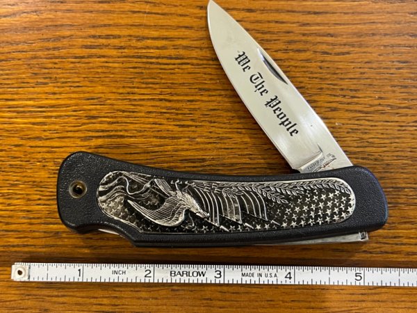 Parker Cut. Co. "We The People" Single Blade Folding Knife Japan