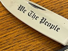 Parker Cut. Co. "We The People" Single Blade Folding Knife Japan