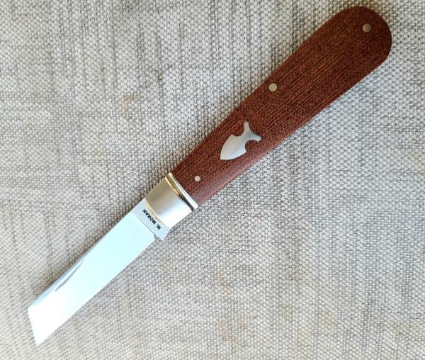  Moran Straight Sheepsfoot Jack..Vintage Crosscut..3.8...Cpm154...metal coa..taco pouch..#153