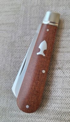  Moran Straight Sheepsfoot Jack..Vintage Crosscut..3.8...Cpm154...metal coa..taco pouch..#153