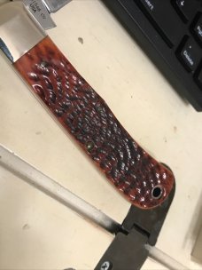 Case backpocket 61546 cv carbon steel chestnut bone