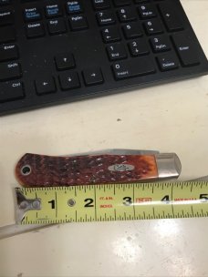 Case backpocket 61546 cv carbon steel chestnut bone