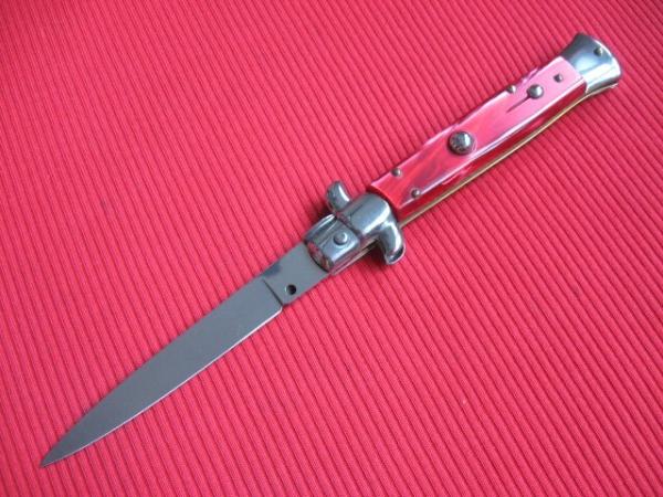 Vintage Italian 1980's 9" Stiletto Switchblade Knife.