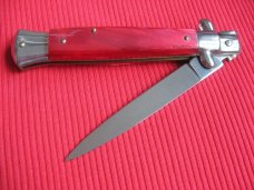 Vintage Italian 1980's 9" Stiletto Switchblade Knife.