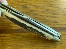 Parker Cut. Co. 2-Blade "Country Doctor" Physician's Folding Knife w/Bone Scales Japan -- RAARE!!!