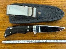 Parker Cut. Co. 5 5/8" Drop Point Hunting Knife w/Pakkawood Scales Japan