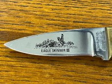 Parker Cut. Co. 5" Eagle Skinner III Fixed Blade Drop Point Knife w/Smooth Bone Scales