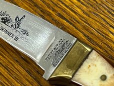 Parker Cut. Co. 5" Eagle Skinner III Fixed Blade Drop Point Knife w/Smooth Bone Scales