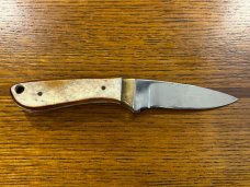 Parker Cut. Co. 5" Eagle Skinner III Fixed Blade Drop Point Knife w/Smooth Bone Scales