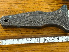 Parker Cut. Co. 6 3/4" Spear Point Knife w/Sculpted Nude Handle Japan