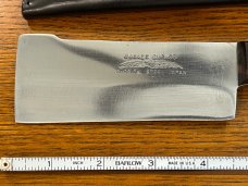 Parker Cut. Co. 9 1/8" Cleaver w/Pakkawood Scales Japan -- RARE!!!
