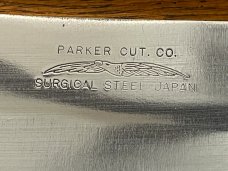 Parker Cut. Co. 9 1/8" Cleaver w/Pakkawood Scales Japan -- RARE!!!