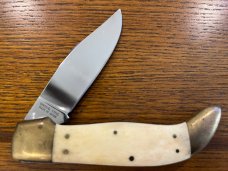 Parker Cut. Co. Clasp Folding Knife w/Smooth Bone Scales Japan