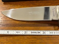 Parker Cut. Co. Tak Fukuta 8 1/8" Drop Point Hunting Knife w/Stainless Steel Blade & Stag Scales Jap