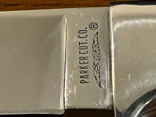 Parker Cut. Co. Tak Fukuta 8 1/8" Drop Point Hunting Knife w/Stainless Steel Blade & Stag Scales Jap