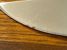 Parker Cut. Co. Tak Fukuta 8 1/8" Drop Point Hunting Knife w/Stainless Steel Blade & Stag Scales Jap
