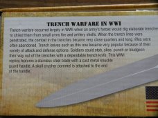 WW1 Reproduction "Knuckle Buster" Trench Knife