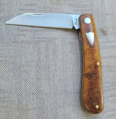 Bobby Toole Shadow Rag Micarta Dogleg Native...4" closed..Cpm154.. .pouch...new..coa.